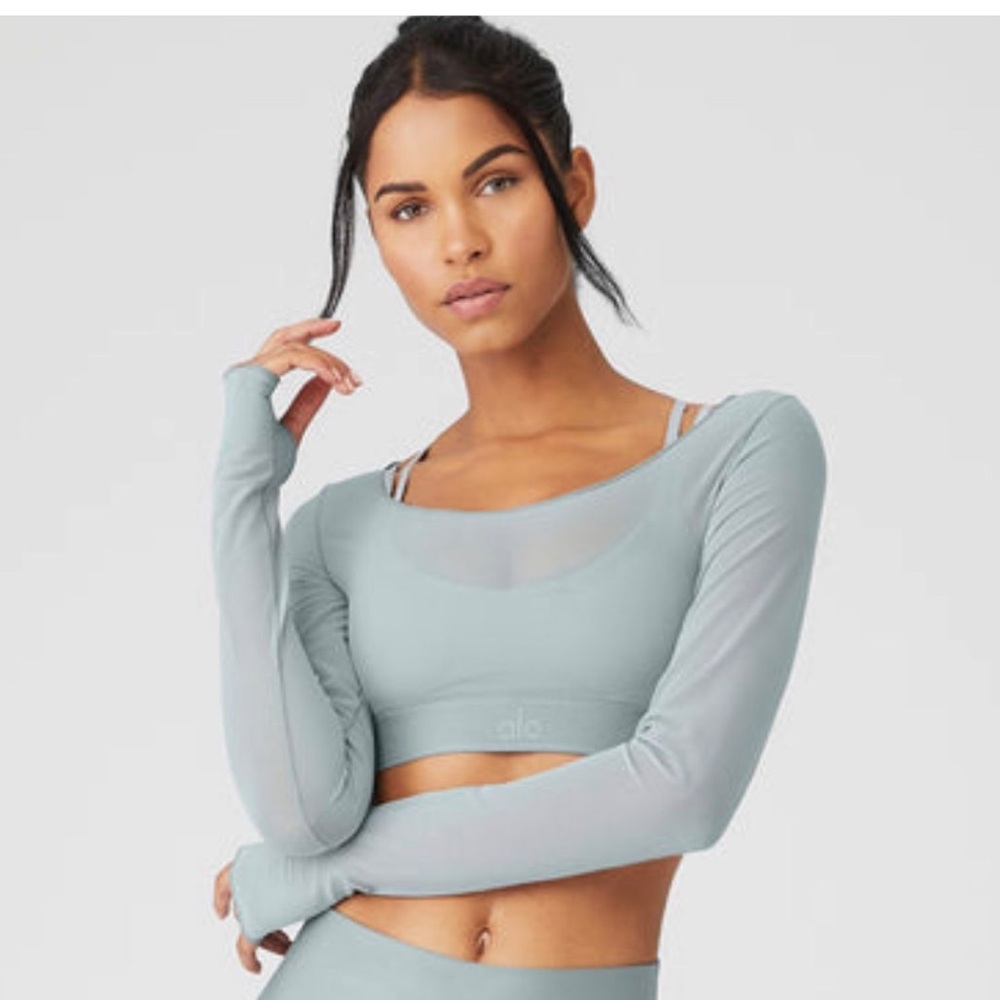 Alo Yoga Airlift Long Sleeve Ballet Dream Bra